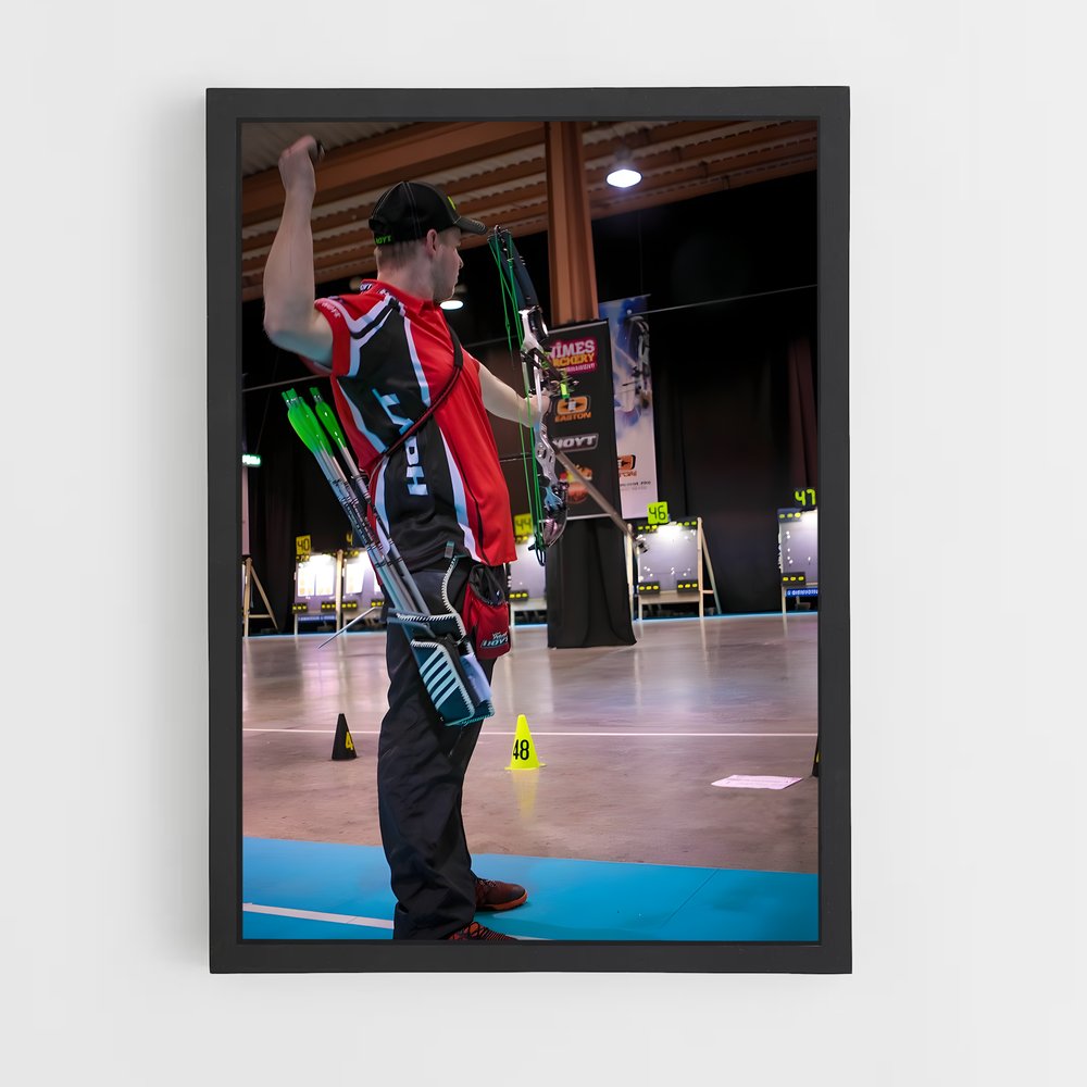 Poster Archer de la Vie – affiche Tir à l’arc (vue 2)